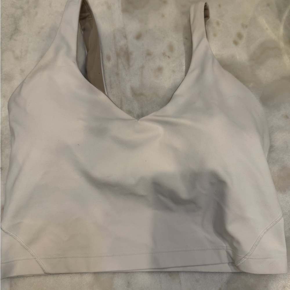 Lululemon Athletica Cream Sports Bra